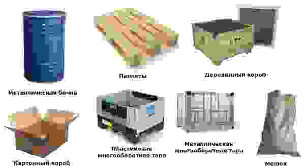 Тара для перевозки грузов в Советской Гавани